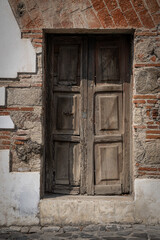 Old wooden doors in Guatemala.