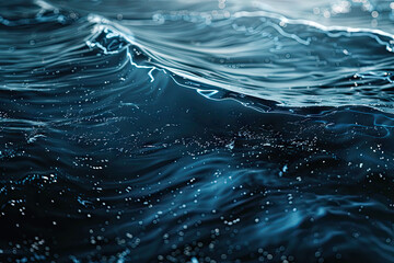 Abstract line futuristic water surface concept