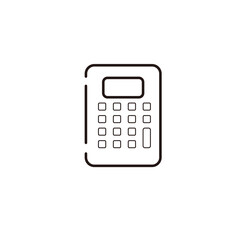 Stationary line icon pack