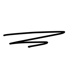 Hand Drawn Lines, Underlines, vector ilustration