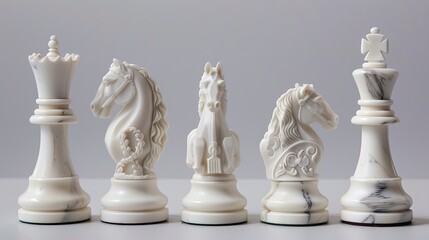 Intellectual chess pieces