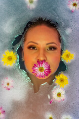 A Lovely Brazilian Model Enjoys A Hot Bath In Her Luxurious Home