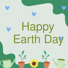 Happy Earth Day poster