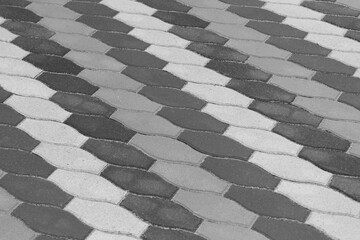 Dark grey floor tile road street city abstract pattern surface texture background mosaic