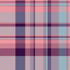 Fabric plaid texture of background vector seamless with a check textile pattern tartan.