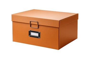 A large, mysterious brown box featuring a unique handle on top