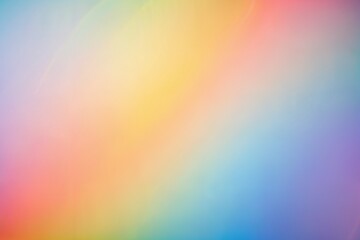 Rainbow pastel background with sunshine glare.