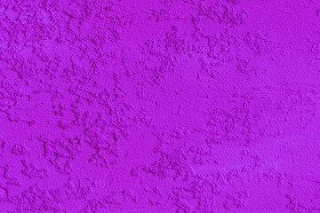 Purple lilac paint abstract surface pattern plaster rough solid wall texture background stucco backdrop grunge