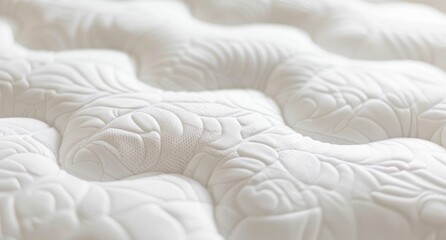 Soft Mattress Texture for Comfortable Sleep. Generative ai - obrazy, fototapety, plakaty
