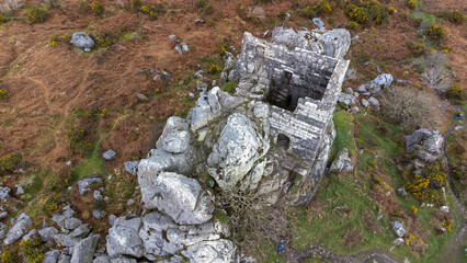 Roche rock aerial shot