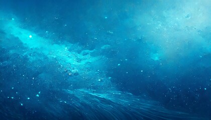 Naklejka premium Blue Tranquility: Abstract Soft Blur Background