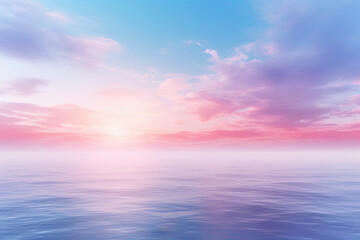 Fototapeta na wymiar Let the tranquil beauty of the dynamic sunrise gradient soothe your soul.