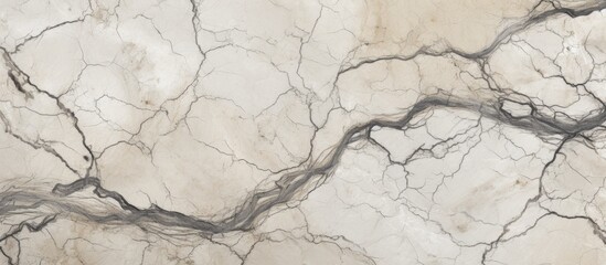 A detailed closeup of a cracked marble surface resembling a unique geological phenomenon, with intricate patterns and textures - obrazy, fototapety, plakaty