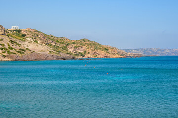 Fototapeta na wymiar Agios Stefanos bay on the island of Kos. Greece