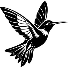 Bird silhouette vector art 