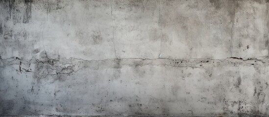 Obraz premium A detailed shot of a grey concrete wall showcasing a unique pattern and texture, resembling an artistic piece of flooring or wood grain