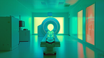 Magnetic resonance imaging, MRI, scanning, magnetic field scanning - obrazy, fototapety, plakaty