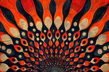 : A mesmerizing, abstract pattern that repeats itself endlessly