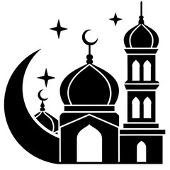 taj mahal vector illustration