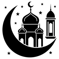 taj mahal silhouette