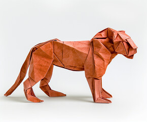 origami paper lion