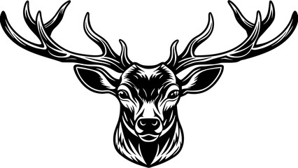 Discover Exquisite Deer Head Vector Graphics for Your Design Needs