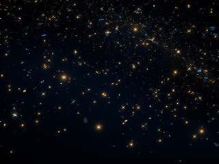 Fototapeta na wymiar Amidst the cosmic expanse, a star cluster dark. AI Generation.