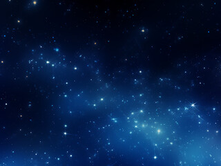 Fototapeta na wymiar A celestial canvas of starry heavens bright. AI Generation.