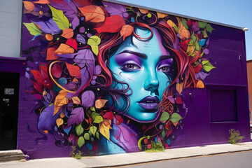 Admire the creativity and talent showcased in vibrant street art murals.