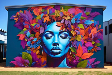 Admire the beauty of urban expression with vibrant street art murals that grace city walls.