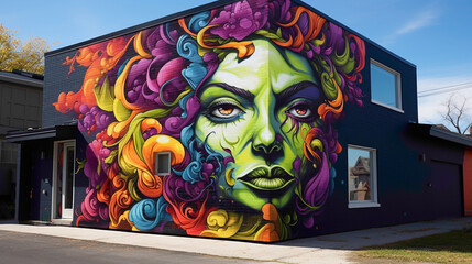 Let the streets become your gallery with bold and psychedelic street art murals enriching the cityscape.