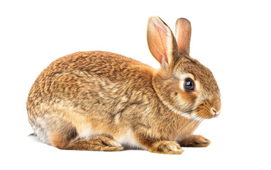 Rabbit on transparent or white background