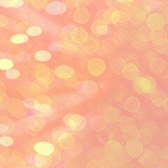 Orange square bokeh background For banner, poster, social media, ad, and various design works