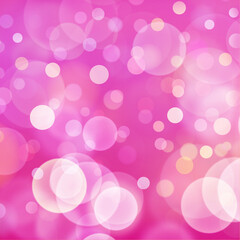 Pink square bokeh background For banner, poster, social media, ad, and various design works