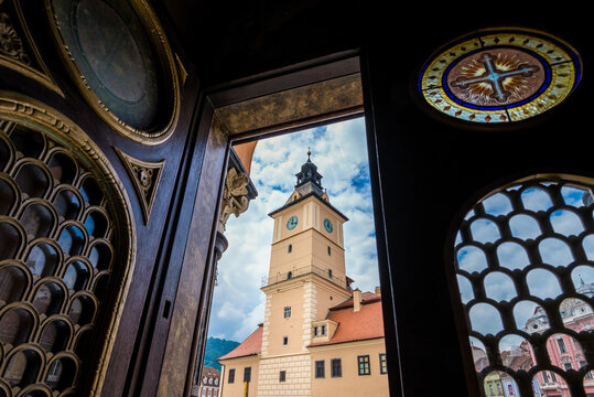 Former City Hall of Brasov - Council House in Brasov city, Romania