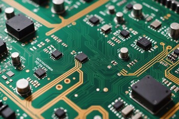 Obraz premium Circuit board, close up image