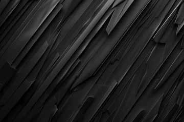 Fotobehang Dark wallpaper with abstract lines design background illustration © Lucija
