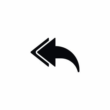 Reply All Button Arrow icon