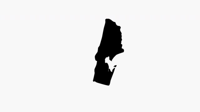 animated video of the map of Matola in mozambique