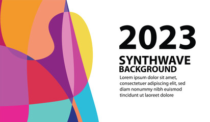 Aesthetic and beautiful abstract colorful wallpaper background for your design, vektor, illustrator