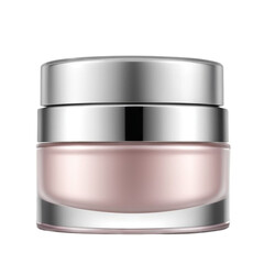 a Pink Blank Cosmetics Containers on Isolated transparent background png. generated with AI