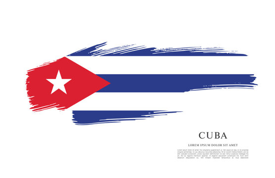 Flag of Cuba, vector illustration