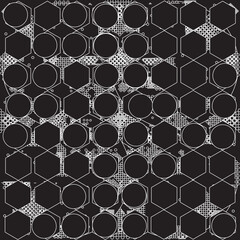 Naklejka premium 1bwpastel pattern honeycomb96