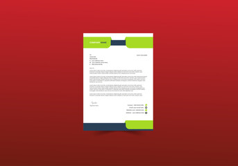  Modern letterhead design template for your project letterhead.