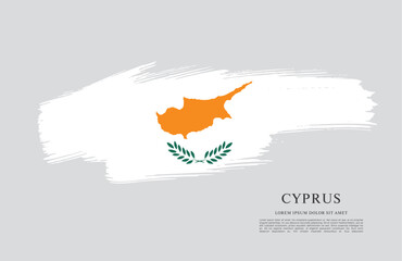 Flag of Cyprus, vector illustration 