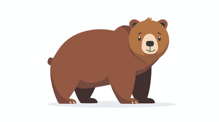 Bear design over white background vector illustrati