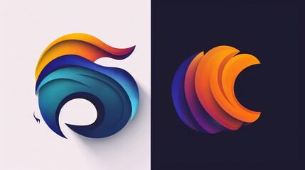Obraz premium Tech logo design