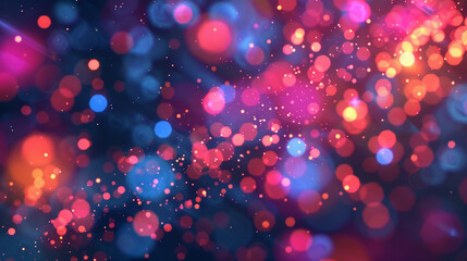 abstract bokeh neon background