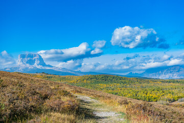 Scenic views of Police Outpost lake provincial Park Alberta Canada
