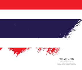 Flag of Thailand, vector illustration 